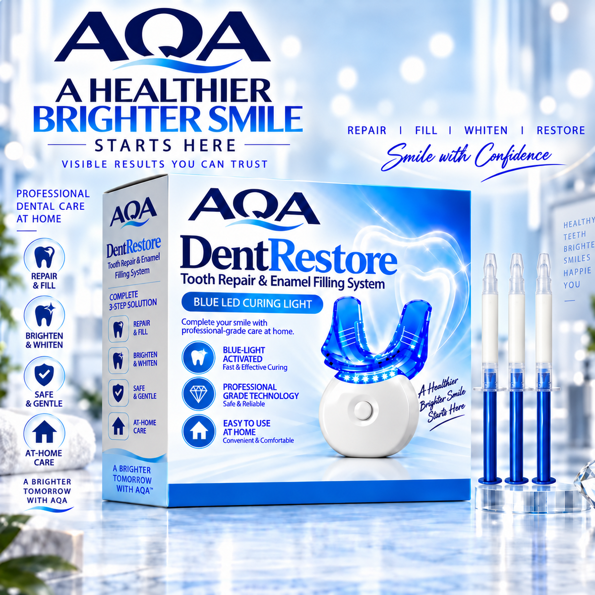 AQA® DentRestore Tooth Repair & Filling System