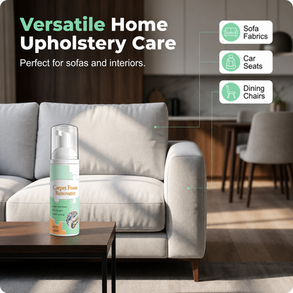 🔥Limited Time Promotion 50% OFF🔥Waterless Carpet Foam Stain Remover with Towel