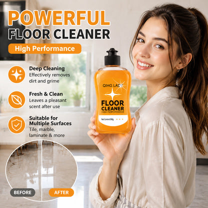 Enzyme-Powered Mop Soap - Long-Lasting Scent Floor Cleaner, Deep Cleans with No Residue, Fast Drying & Pet/Kid-Safe for All Floors, Works with Mops, Steam Mops & Sprayers