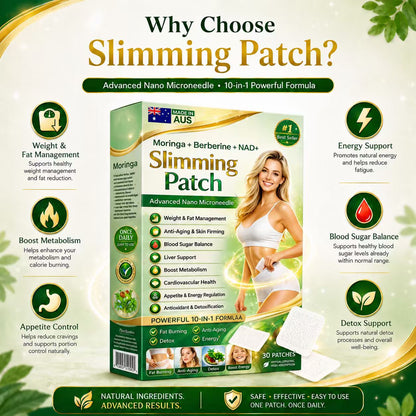 Moringa + Berberine + NAD+Slimming Patch